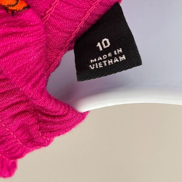 2/$30 a.n.a Pink Floral Print High Waisted Flowy Lightweight Midi Skirt 10 - Picture 11 of 13